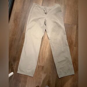 Eileen Fisher Women's Beige Straight Leg Pants